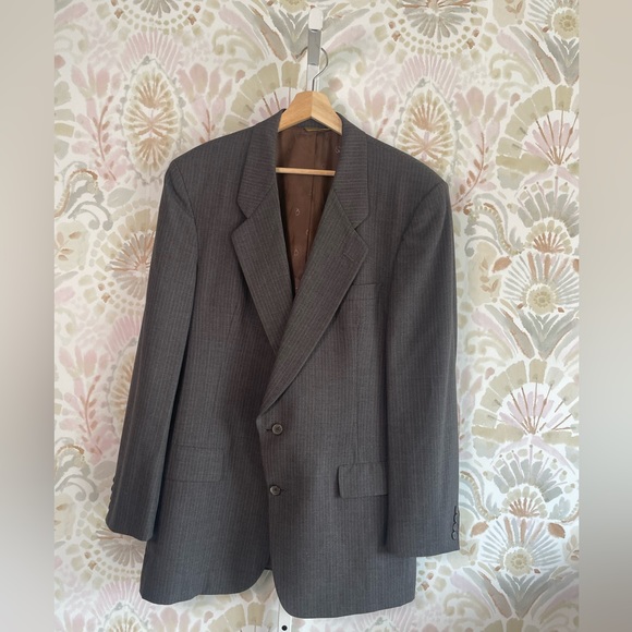 Christian Dior 2 PC Grey Suit - Size 43R - Picture 3 of 11